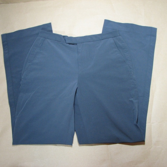 Banana Republic Stretch Gray Slacks Pants Women's Size 4L Tall - Picture 2 of 4